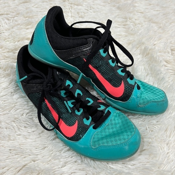 Nike Rival MO Blue Mesh Athletic Running Track Spikes Shoes Women Size 8.5 - Picture 11 of 11